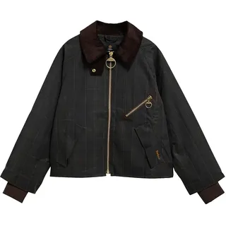 Arlene Checked Wax Jacket Damen CLASSIC / SHADOW CLASSIC GIRLS S