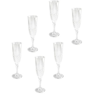 *Alpina* Sektglas Camping Sektglas - Champagnerglas - Kunststoff, Kunststoff