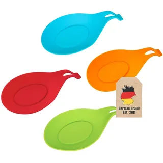 Intirilife 4er-Set Silikon Kochutensilienablage