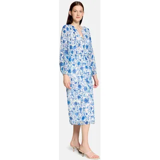 Vera Mont Sommerkleid Blau/Weiß 36