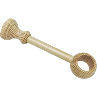 GARDINIA Vorhangstange Lugano Classic 1-läufig Ø 28 mm 17 cm Beige