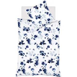 FLEURESSE Provence Cassis 344103 blau 155 x 220 + 80 x 80 cm