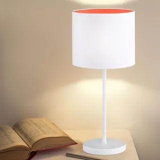 Wofi Tischleuchte, Weiß, Textil, 22x48x22 cm, Lampen & Leuchten, Innenbeleuchtung, Tischlampen, Tischlampen