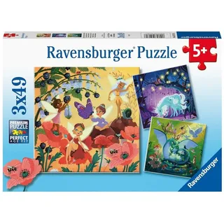 Ravensburger Puzzle Einhorn, Drache und Fee 05181