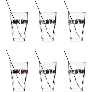 Leonardo 017205 Set/12-teilig Becher Solo Latte Macchiato