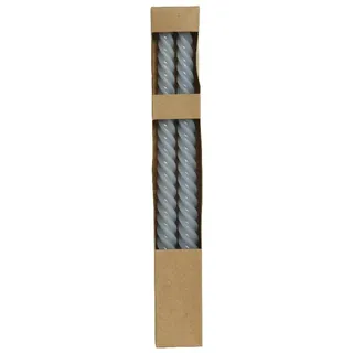 Stabkerzen-Set TWIST blau (DH 2.15x30 cm) - DH 2.15x30 cm
