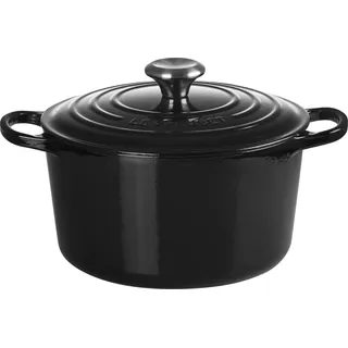 Le Creuset Topf 6,3 l hoch schwarz