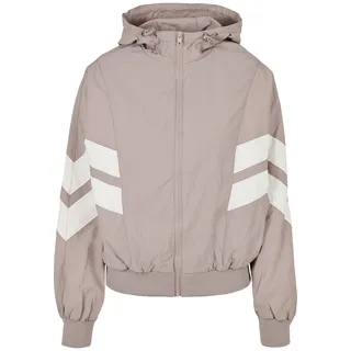 URBAN CLASSICS Crinkle Batwing Sweatshirt Pink / White S