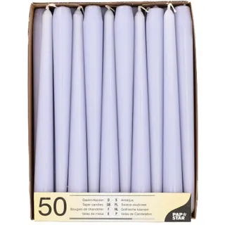 Papstar 50 Leuchterkerzen Ø 2,2 cm · 25 cm flieder