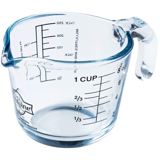 Arcuisine Borosilicate Glass Measuring Cup 8.5 oz. by International Cookware