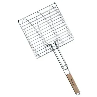 4U-Onlinehandel Fischhalter 28 x 28 cm Stahl silber