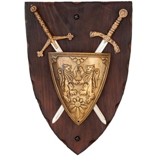 Wandschild Braveheart mit Schild und Schwertern