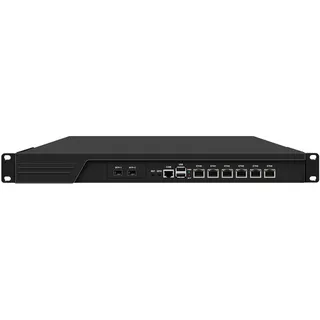 1U Firewall Appliance 10GbE, PFSense, Mikrotik, OPNsense, VPN, 3th Gen Core I7 3520M, RJ16, 6 x 2.5GbE I226-V, 2 x SFP+ 82599ES 10GbE, 8G RAM, 64G SSD
