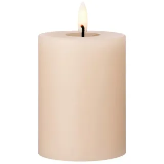 ester & erik LED-Kerze Ester & Erik LED Blockkerze 10 cm beige