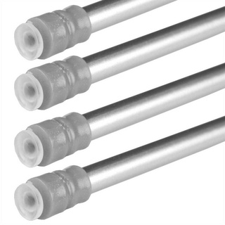 Klemmstange Klemmvitrage, Bestlivings, Ø 10 mm, 1-läufig, ausdrehbar, ohne Bohren, geklemmt, Edelstahl, 60 - 90 cm, Gardinenstange Vorhangstange mit Schraubtechnik, kein Bohren und kein Kleben silberfarben Ø 10 mm x 60 cm - 90 cm