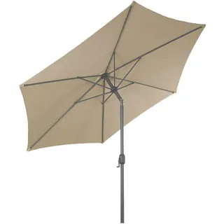 Alu Sonnenschirm 250 cm mit Knick + Kurbel - div. Farben - Martktschirm Schirm