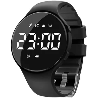 Kinder-Digital-Armbanduhr mit Schrittzähler und Fitness-Tracker - Wasserdichte Uhr für Jungen und Mädchen mit Wecker und Kalorienzähler