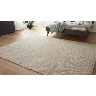 Tisca Tischhauser AG Handwebteppich Interliving Teppich Serie B-8003 Hellbraun m...