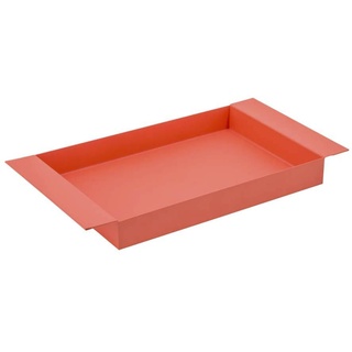 Remember Tablett Ryo 18 x 33,5 cm Metall Coral S (Small)
