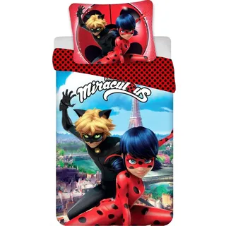 Miraculous Ladybug Mehrfarbig 140 x 200 cm + 70 x 90 cm