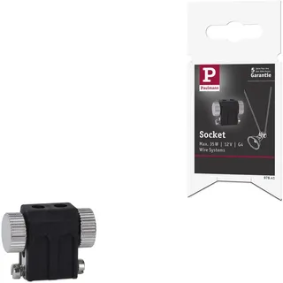 Paulmann Lampenhalter G4 12 V max. 35 W schwarz