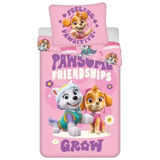 Jerry Fabrics Paw Patrol Pawsitive Mehrfarbig 140 x 200 cm + 70 x 90 cm