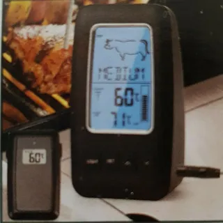 Silvertree Long Beach Digital Funk Grillthermometer Fleisch Thermometer