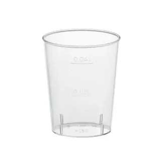 Papstar Schnapsglas glasklar
