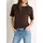 Kurzarm T-Shirt aus Reiner Baumwolle macchiato Brown XL XL