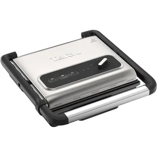 Tefal Inicio Adjust, Kontaktgrill, Schwarz, Silber