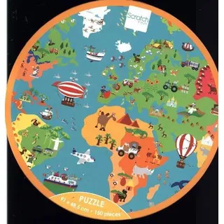 Puzzle XXL Weltkarte (Kinderpuzzle)