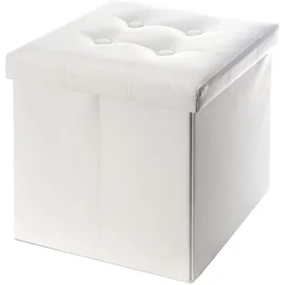 Mobili Rebecca Sitzwürfel 30 x 30 x 30 cm Weiß