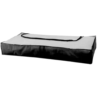 BURI Aufbewahrungsbox Unterbettkommode aus Stoff Aufbewahrungsbox Unterbettbox Kleidersack schwarz