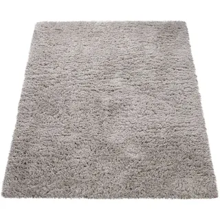 KADIMA DESIGN Hochflorteppich 120 x 160 cm Grau