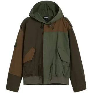 Desigual Übergangsjacke braun / hellbraun / khaki S