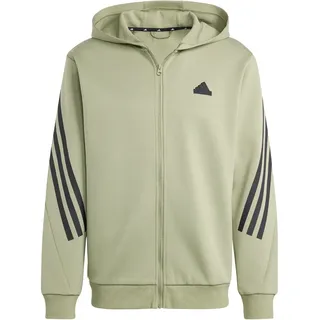 adidas Future Icons 3-Streifen Kapuzenjacke - tent green - 2XL
