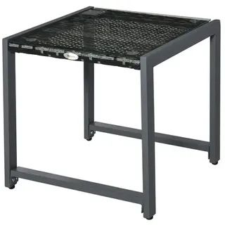 Outsunny Gartentisch 50 x 50 x 50 cm grau