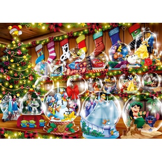Ravensburger Puzzle 16772 Schneekugelparadies 1000 Teile Disney Puzzle für Erwachsene und Kinder ab 14 Jahren