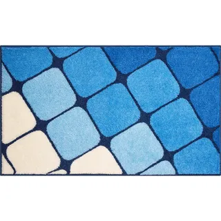 GRUND Badteppich Shanga Blau 120 x 70 cm