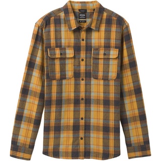 prAna Langarmhemd Westbrook Flannel Shirt gelb XXL