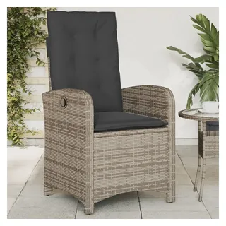 vidaXL Gartensessel 58 x 58 x 0 cm grau 1 St.