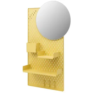 DesignBite Deko-Wandregal gelb