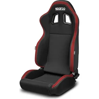 Rennsport-Sitz Sparco R100 Schwarz/Rot - Schwarz