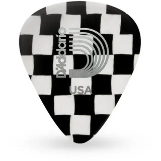 Planet Waves Daddario Plektrum, 1CCB2-10 Checkerboard Picks 10-Pack 0,50 mm - Plektren Set