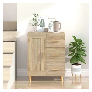 vidaXL Sideboard Sonoma-Eiche 69,5x34x90 cm Braun Holzwerkstoff