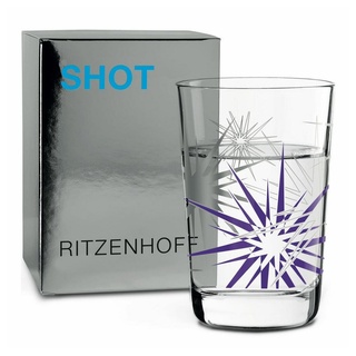 Ritzenhoff Schnapsglas Next ShotA. St. James Stars 40 ml, Kristallglas bunt|weiß
