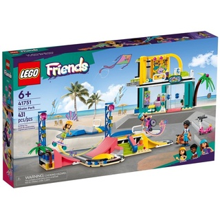 LEGO® Spielbausteine LEGO 41751 Friends Skatepark, Skateboard-Spielzeug für Kinder, (Packung)