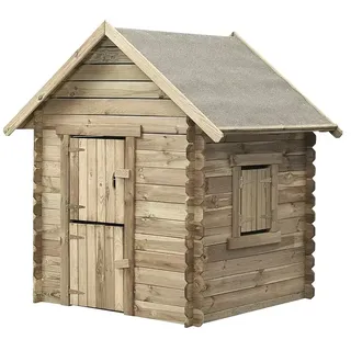 Swing King Spielhaus Louise 120 x 120 160 cm Natur (7850000)