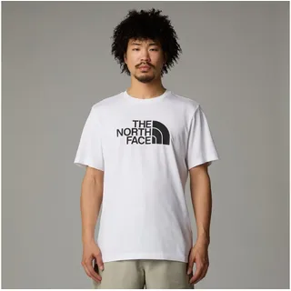 The North Face T-Shirt M S/S EASY TEE Kurzarmdesign, mit Rundhalsausschnitt, unifarben, pflegeleicht weiß XXL (62/64)