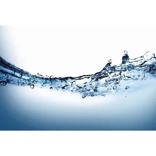 Vliestapete WALL-ART "Water Flow" Tapeten Gr. B/L: 3,84 m x 2,6 m, weiß Vliestapeten made in Berlin